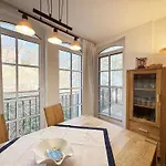 Haus Meeresblick A 1 23 Strandmuschel Mit Balkon Apartmán Baabe