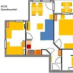 Apartmán Haus Meeresblick A 1 23 Strandmuschel Mit Balkon *