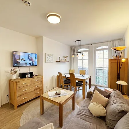 Haus Meeresblick A 1 23 Strandmuschel Mit Balkon * Baabe