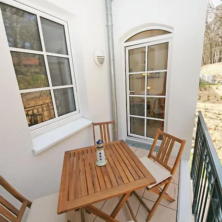 Haus Meeresblick A 1 23 Strandmuschel Mit Balkon Baabe