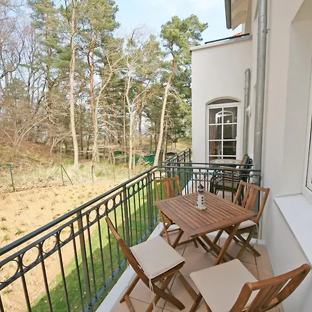 Haus Meeresblick A 1 23 Strandmuschel Mit Balkon * Baabe